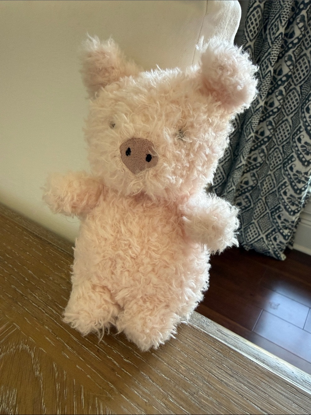 Jellycat Pale Pink Fluffy Pig Plush